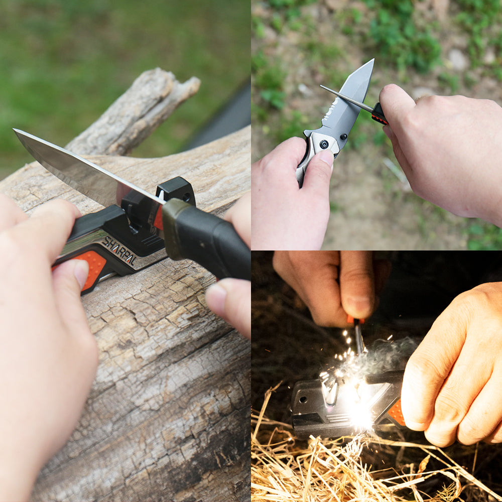 101N 6-In-1 Knife Sharpener & Survival Tool