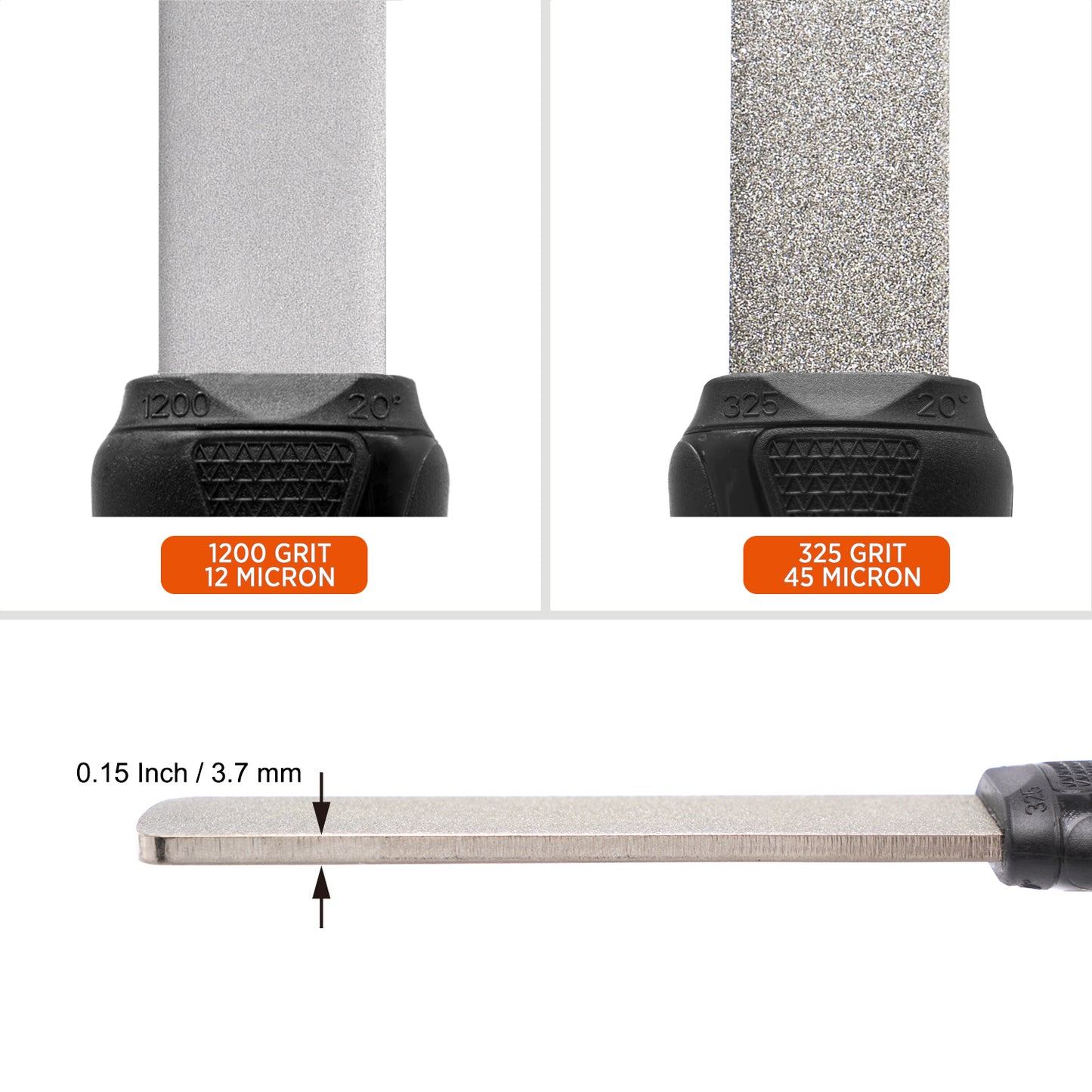 121N Dual-Grit Diamond Sharpener Coarse / Extra Fine