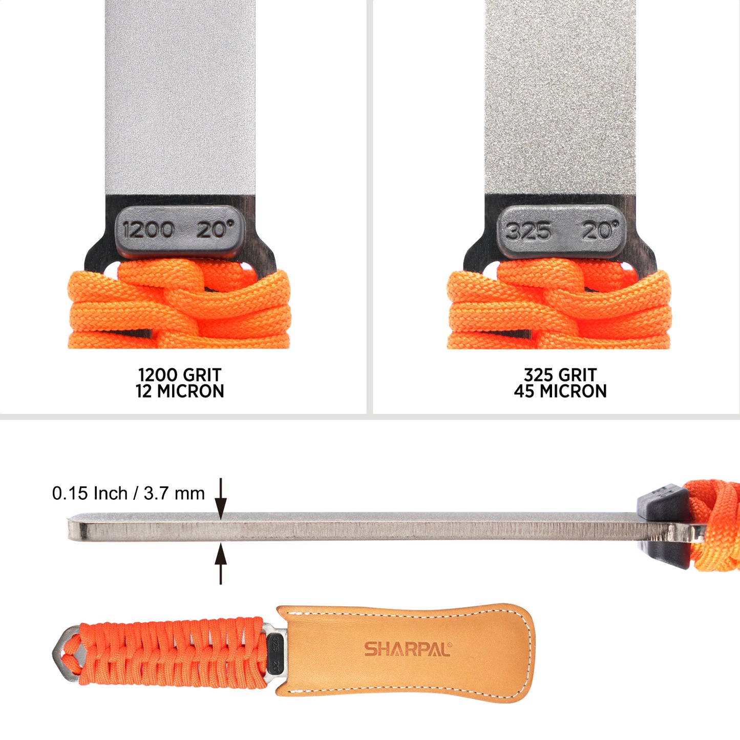 181N Dual-Grit Diamond Sharpener with Leather Strop