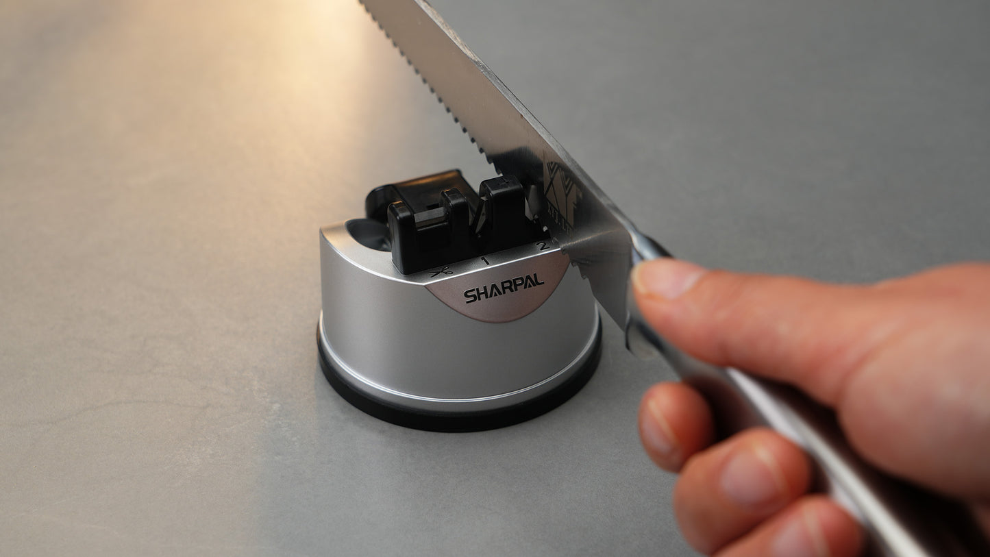 191H Knife & Scissors Sharpener with Suction Cup