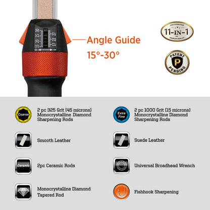 210N TRANSFOROD 11-In-1 Adjustable Angle Knife Sharpener