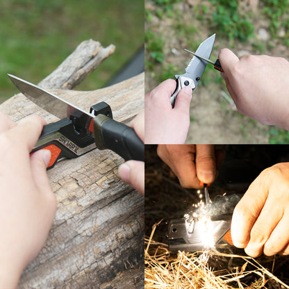 101N 6-In-1 Knife Sharpener & Survival Tool