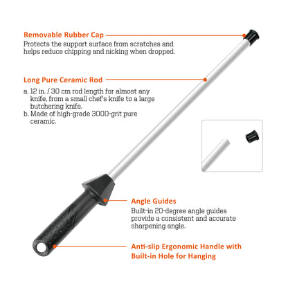 109R 12 inch Ceramic Knife Sharpener