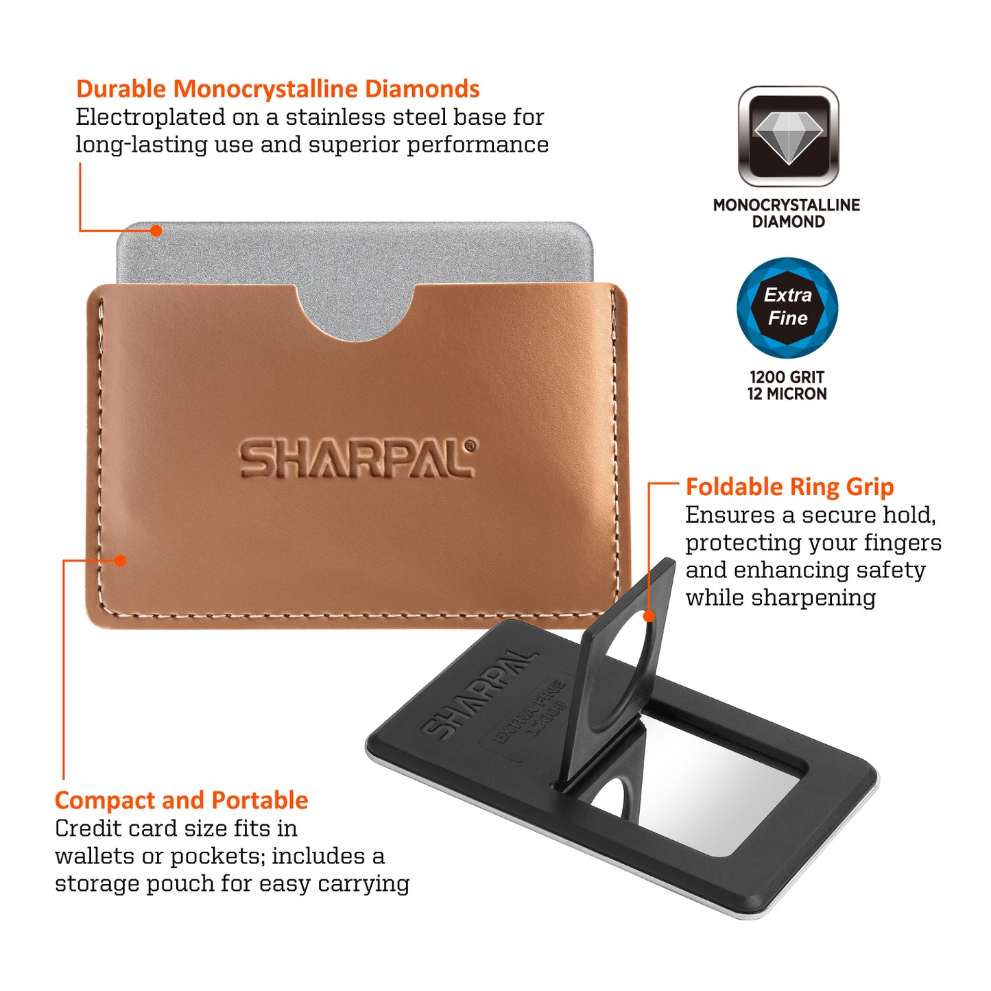 115N Diamond Sharpening Stone Extra-Fine 1200 Grit