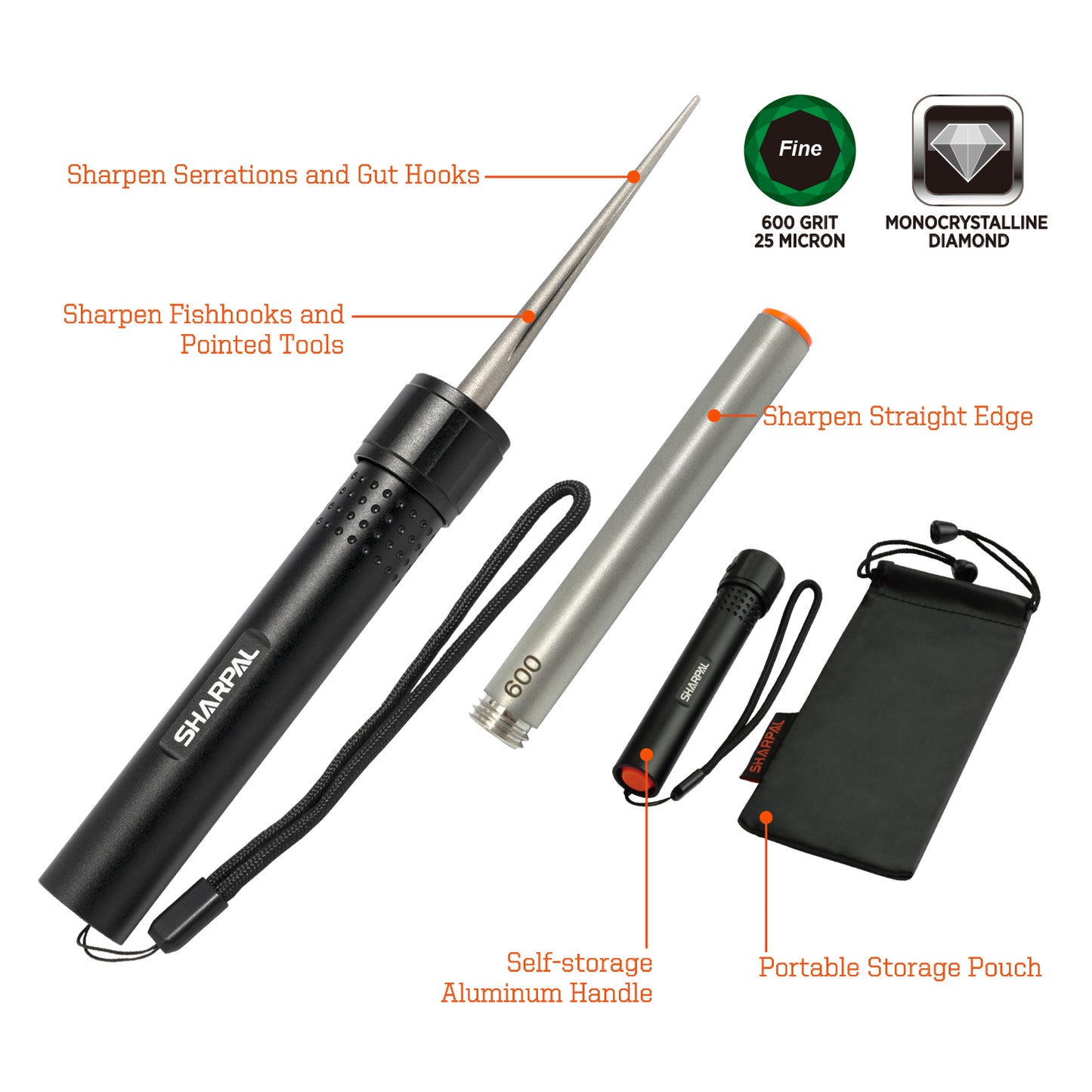 178N TRANSFORMAN™ Diamond Round & Tapered Rod Sharpener