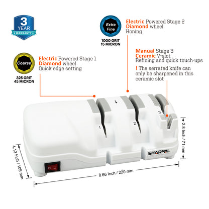 198H Electric Knife Sharpener with Diamond Wheels