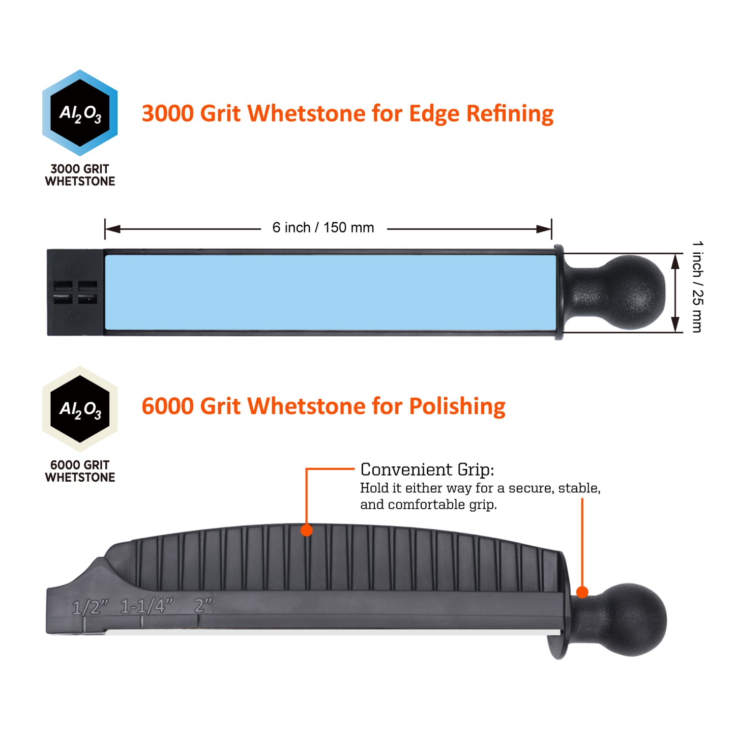 202H-R3 2-Piece Soak-Free Whetstones Refill