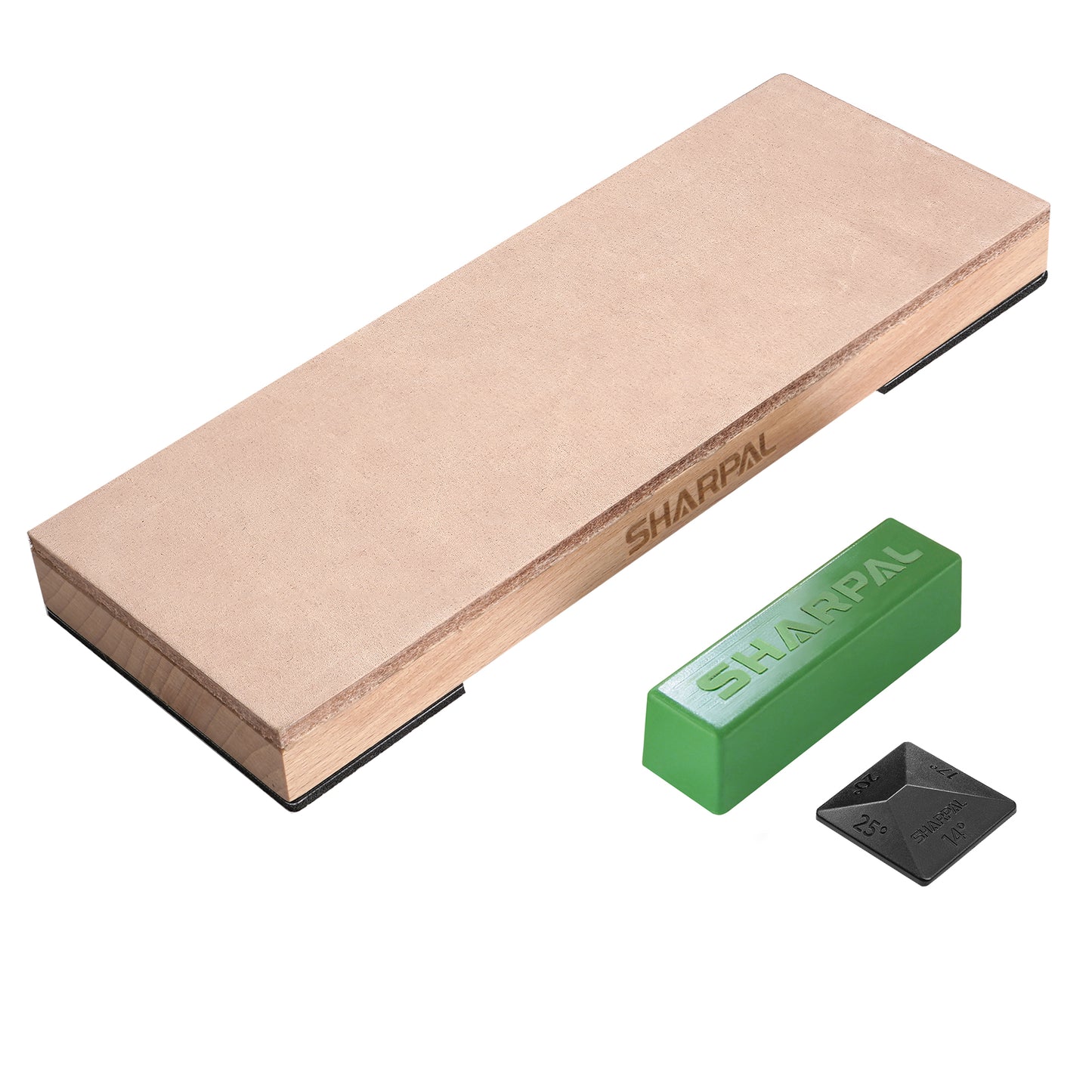 204N Leather Honing Strop with Compound 8’’ x 3’’ / 200 x 75mm