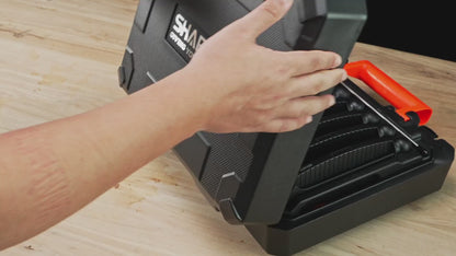 202H Precision Knife Sharpening System–Adjustable Angle 10–35° Knife Sharpener Kit with 7 Abrasive Plates (Diamond 220/325/600/1000, Whetstone 3000/6000, Leather Strop) and Giftable Carry Case